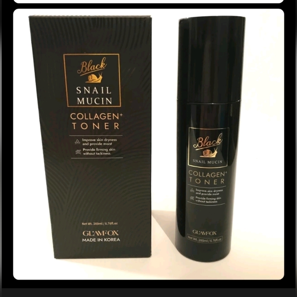 GlamFox Black Snail Mucin Collagen Toner
